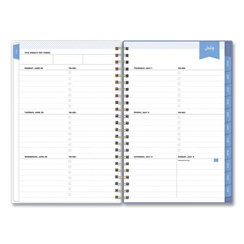 Blue Sky® Day Designer Climbing Floral Blush Create-your-own Cover Weekly-monthly Planner, 8 X 5, 12-month (july-june): 2021-2022 freeshipping - TVN Wholesale