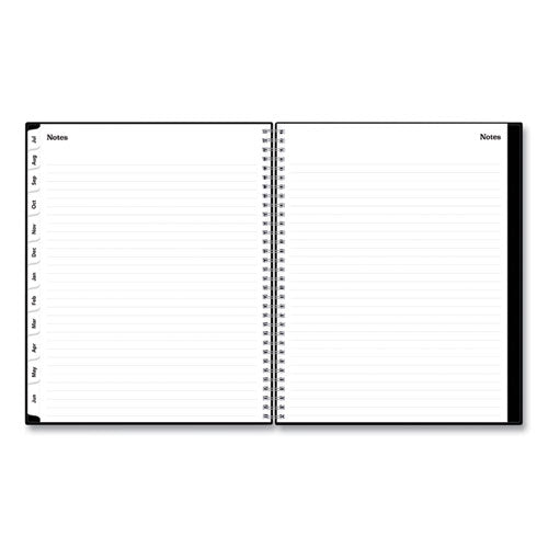 Blue Sky® Solid Black Teacher's Weekly-monthly Lesson Planner, Two-page Spread (nine Classes), 11 X 8.5, Black Cover, 2021 To 2022 freeshipping - TVN Wholesale