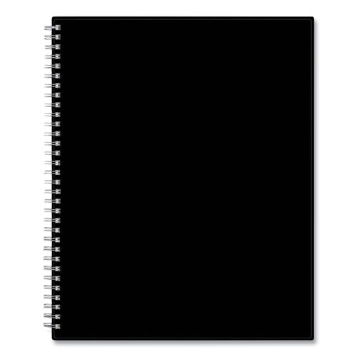 Blue Sky® Solid Black Teacher's Weekly-monthly Lesson Planner, Two-page Spread (nine Classes), 11 X 8.5, Black Cover, 2021 To 2022 freeshipping - TVN Wholesale