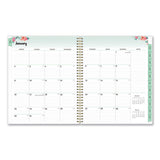 Blue Sky® Laurel Weekly-monthly Planner, Laurel Floral Artwork, 11 X 8.5, Green-pink-orange Cover, 12-month (jan To Dec): 2022 freeshipping - TVN Wholesale