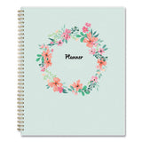 Blue Sky® Laurel Weekly-monthly Planner, Laurel Floral Artwork, 11 X 8.5, Green-pink-orange Cover, 12-month (jan To Dec): 2022 freeshipping - TVN Wholesale