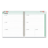 Blue Sky® Laurel Weekly-monthly Planner, Laurel Floral Artwork, 9 X 7, Green-pink-orange Cover, 12-month (jan To Dec): 2022 freeshipping - TVN Wholesale