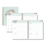 Blue Sky® Laurel Weekly-monthly Planner, Laurel Floral Artwork, 9 X 7, Green-pink-orange Cover, 12-month (jan To Dec): 2022 freeshipping - TVN Wholesale