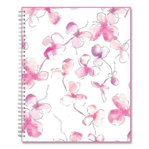 Blue Sky® Breast Cancer Awareness Create-your-own Cover Weekly-monthly Planner, Orchid Artwork, 11 X 8.5, 12-month (jan-dec): 2022 freeshipping - TVN Wholesale