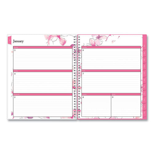 Blue Sky® Breast Cancer Awareness Create-your-own Cover Weekly-monthly Planner, Orchid Artwork, 11 X 8.5, 12-month (jan-dec): 2022 freeshipping - TVN Wholesale