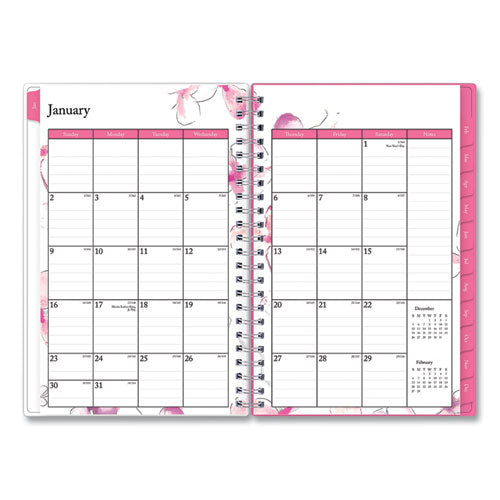 Blue Sky® Breast Cancer Awareness Create-your-own Cover Weekly-monthly Planner, Orchid Artwork, 8 X 5, 12-month (jan-dec): 2022 freeshipping - TVN Wholesale