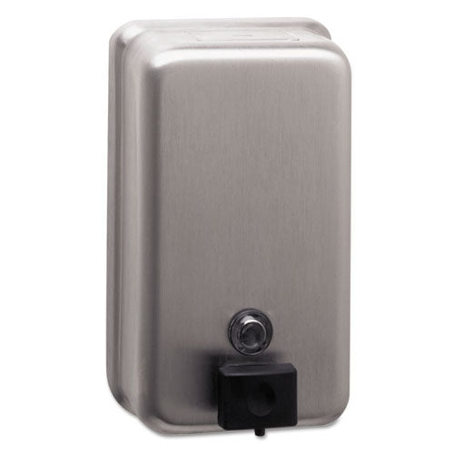 Bobrick Classicseries Surface-mounted Soap Dispenser, 40 Oz, 4.75 X 3.5 X 8.13, Stainless Steel freeshipping - TVN Wholesale