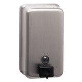 Bobrick Classicseries Surface-mounted Soap Dispenser, 40 Oz, 4.75 X 3.5 X 8.13, Stainless Steel freeshipping - TVN Wholesale