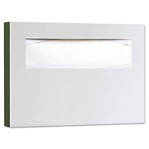 Bobrick Stainless Steel Toilet Seat Cover Dispenser, Classicseries, 15.75 X 2 X 11, Satin Finish freeshipping - TVN Wholesale