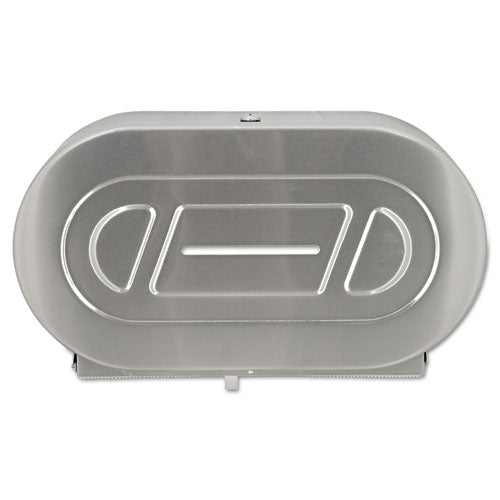 Bobrick Toilet Tissue 2 Roll Dispenser, Satin-finish Stainless Steel, Jumbo, 20.81 X 5.31 X 11.38 freeshipping - TVN Wholesale