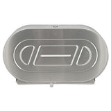 Bobrick Toilet Tissue 2 Roll Dispenser, Satin-finish Stainless Steel, Jumbo, 20.81 X 5.31 X 11.38 freeshipping - TVN Wholesale