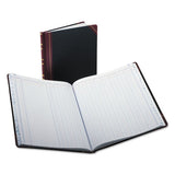Boorum & Pease® Extra-durable Bound Book, Double-page 12-column Accounting, Black-maroon-gold Cover, 11.94 X 9.78 Sheets, 150 Sheets-book freeshipping - TVN Wholesale