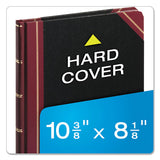 Boorum & Pease® Extra-durable Bound Book, Single-page 5-column Accounting, Black-maroon-gold Cover, 10.13 X 7.78 Sheets, 150 Sheets-book freeshipping - TVN Wholesale