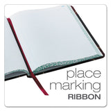 Boorum & Pease® Extra-durable Bound Book, Single-page 5-column Accounting, Black-maroon-gold Cover, 10.13 X 7.78 Sheets, 150 Sheets-book freeshipping - TVN Wholesale