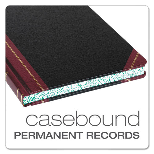 Boorum & Pease® Extra-durable Bound Book, Single-page 5-column Accounting, Black-maroon-gold Cover, 10.13 X 7.78 Sheets, 150 Sheets-book freeshipping - TVN Wholesale