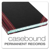 Boorum & Pease® Extra-durable Bound Book, Single-page 5-column Accounting, Black-maroon-gold Cover, 10.13 X 7.78 Sheets, 150 Sheets-book freeshipping - TVN Wholesale