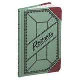 Boorum & Pease® Miniature Account Book, Green-black-red Cover, 9.19 X 5.81 Sheets, 200 Sheets-book freeshipping - TVN Wholesale