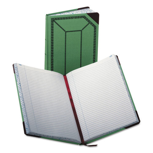 Boorum & Pease® Account Record Book, Record-style Rule, Green-black-red Cover, 12.13 X 7.44 Sheets, 300 Sheets-book freeshipping - TVN Wholesale