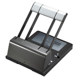 Bostitch® 160-sheet Antimicrobial Protected Xtreme Duty Adjustable Two- To Three-hole Punch, 9-32" Holes, Black-silver freeshipping - TVN Wholesale