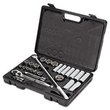 Stanley Tools® 26-piece Mechanic's Tool Set, Sae, 1-2" Drive, 7-16" To 1 1-4", 6-point-12-point freeshipping - TVN Wholesale