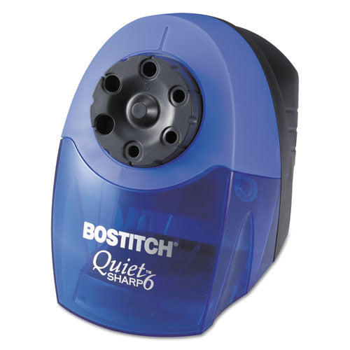 Bostitch® Quietsharp 6 Classroom Electric Pencil Sharpener, Ac-powered, 6.13 X 10.69 X 9, Blue freeshipping - TVN Wholesale