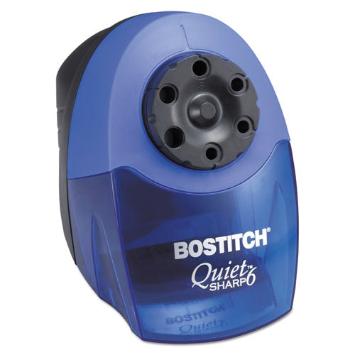 Bostitch® Quietsharp 6 Classroom Electric Pencil Sharpener, Ac-powered, 6.13 X 10.69 X 9, Blue freeshipping - TVN Wholesale