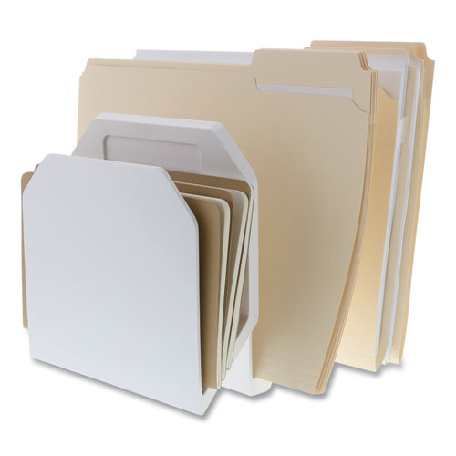 Bostitch® Konnect File Organizer, 3 Sections, Letter Size Files, 7.25 X 4 X 9.25, White freeshipping - TVN Wholesale