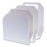 Bostitch® Konnect File Organizer, 3 Sections, Letter Size Files, 7.25 X 4 X 9.25, White freeshipping - TVN Wholesale