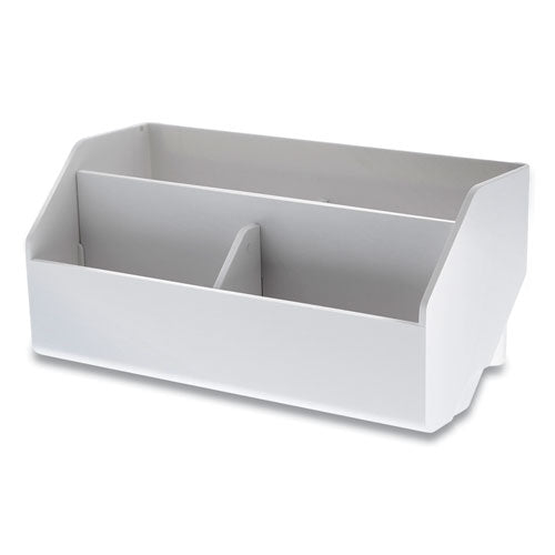 Bostitch® Konnect Desktop Organizer Storage Bin, Wide, 7.5" X 3.5" X 3.5", White freeshipping - TVN Wholesale