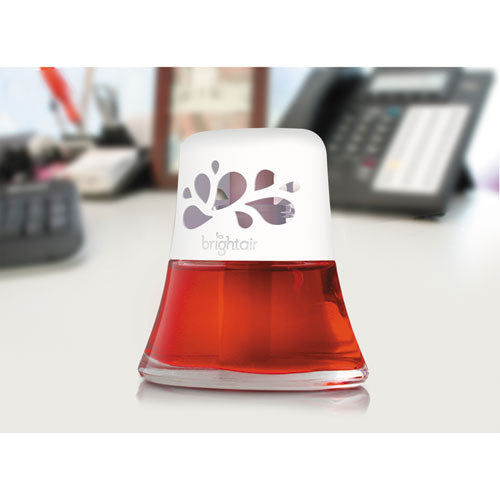 BRIGHT Air® Scented Oil Air Freshener, Macintosh Apple And Cinnamon, Red, 2.5 Oz freeshipping - TVN Wholesale