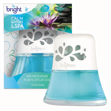BRIGHT Air® Scented Oil Air Freshener, Calm Waters And Spa, Blue, 2.5 Oz freeshipping - TVN Wholesale
