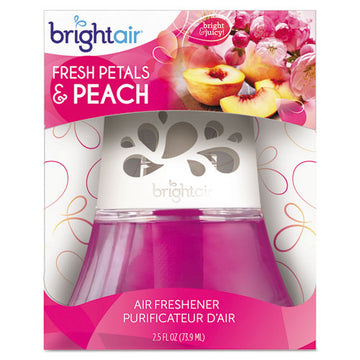 BRIGHT Air® Scented Oil Air Freshener Diffuser, Fresh Petals And Peach, Pink, 2.5 Oz, 6-carton freeshipping - TVN Wholesale
