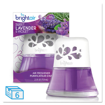 BRIGHT Air® Scented Oil Air Freshener Sweet Lavender And Violet, 2.5 Oz, 6-carton freeshipping - TVN Wholesale