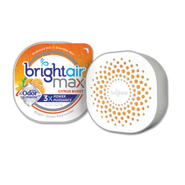 BRIGHT Air® Max Odor Eliminator Air Freshener, Citrus Burst, 8 Oz Jar freeshipping - TVN Wholesale