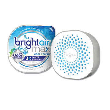 BRIGHT Air® Max Odor Eliminator Air Freshener, Cool And Clean, 8 Oz Jar freeshipping - TVN Wholesale