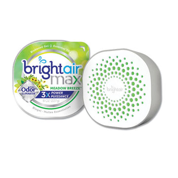 BRIGHT Air® Max Odor Eliminator Air Freshener, Meadow Breeze, 8 Oz Jar freeshipping - TVN Wholesale