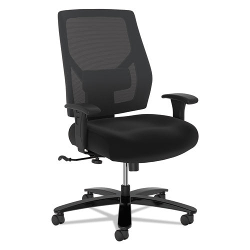 HON® Crio Big And Tall Mid-back Task Chair, Supports Up To 450 Lb, 18" To 22" Seat Height, Black freeshipping - TVN Wholesale