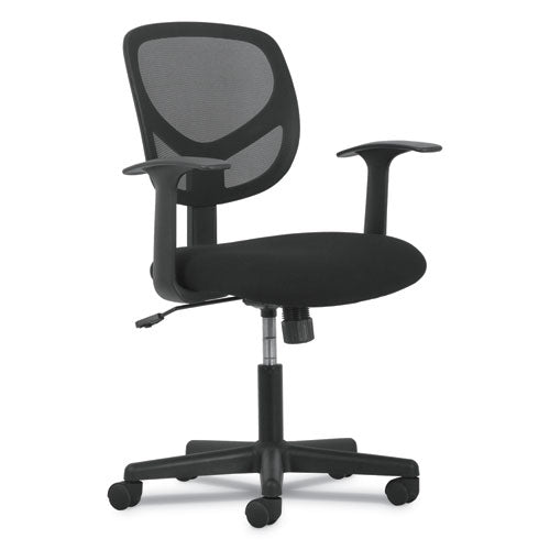 Sadie™ 1-oh-two Mid-back Task Chairs, Supports Up To 250 Lb, 17" To 22" Seat Height, Black freeshipping - TVN Wholesale