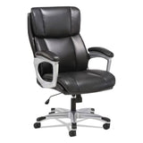 Sadie™ 3-fifteen Executive High-back Chair, Supports Up To 225 Lb, 20" To 24.8" Seat Height, Black Seat-back, Chrome Base freeshipping - TVN Wholesale