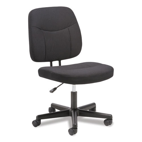 Sadie™ 4-oh-one Mid-back Armless Task Chair, Supports Up To 250 Lb, 15.94" To 20.67" Seat Height, Black freeshipping - TVN Wholesale