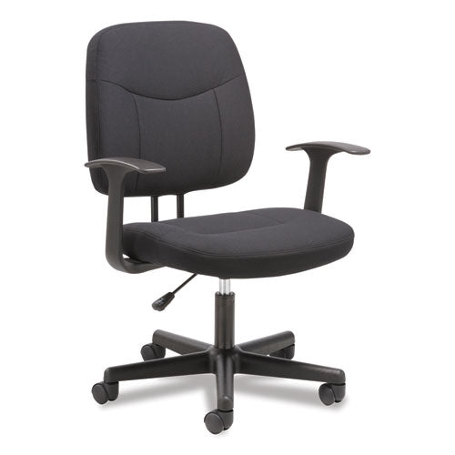 Sadie™ 4-oh-two Mid-back Task Chair With Arms, Supports Up To 250 Lb, 15.94" To 20.67" Seat Height, Black freeshipping - TVN Wholesale