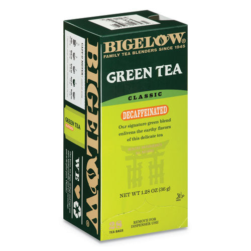 Bigelow® Decaffeinated Green Tea, Green Decaf, 0.34 Lbs, 28-box freeshipping - TVN Wholesale