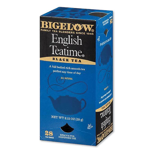 Bigelow® English Teatime Black Tea, 0.08 Oz Tea Bag, 28-box freeshipping - TVN Wholesale