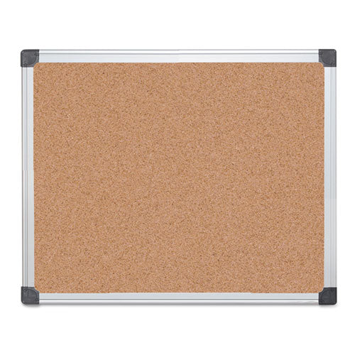 MasterVision® Value Cork Bulletin Board With Aluminum Frame, 48 X 72, Natural freeshipping - TVN Wholesale