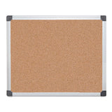 MasterVision® Value Cork Bulletin Board With Aluminum Frame, 48 X 72, Natural freeshipping - TVN Wholesale