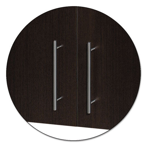 MasterVision® Conference Cabinet, Porcelain Magnetic, Dry Erase, 48 X 48, Ebony freeshipping - TVN Wholesale