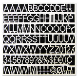 MasterVision® White Plastic Set Of Letters, Numbers And Symbols, Uppercase, 1" Dia. freeshipping - TVN Wholesale