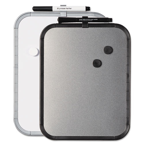 MasterVision® Magnetic Dry Erase Board, 11 X 14, Black Plastic Frame freeshipping - TVN Wholesale