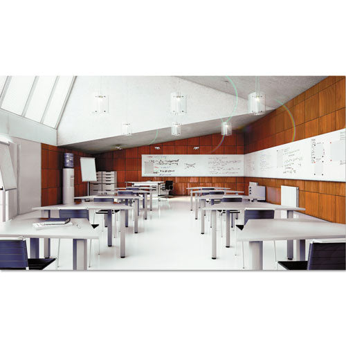 MasterVision® Magnetic Dry Erase Tile Board, 29 1-2 X 45, White Surface freeshipping - TVN Wholesale