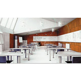 MasterVision® Magnetic Dry Erase Tile Board, 29 1-2 X 45, White Surface freeshipping - TVN Wholesale